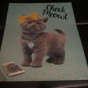 A cute cat poster